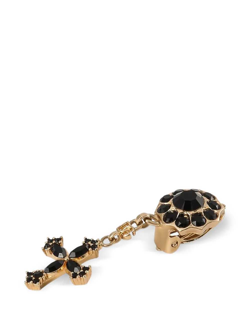 Dolce & Gabbana Women Rhinestone Drop Earrings DOLCE & GABBANA