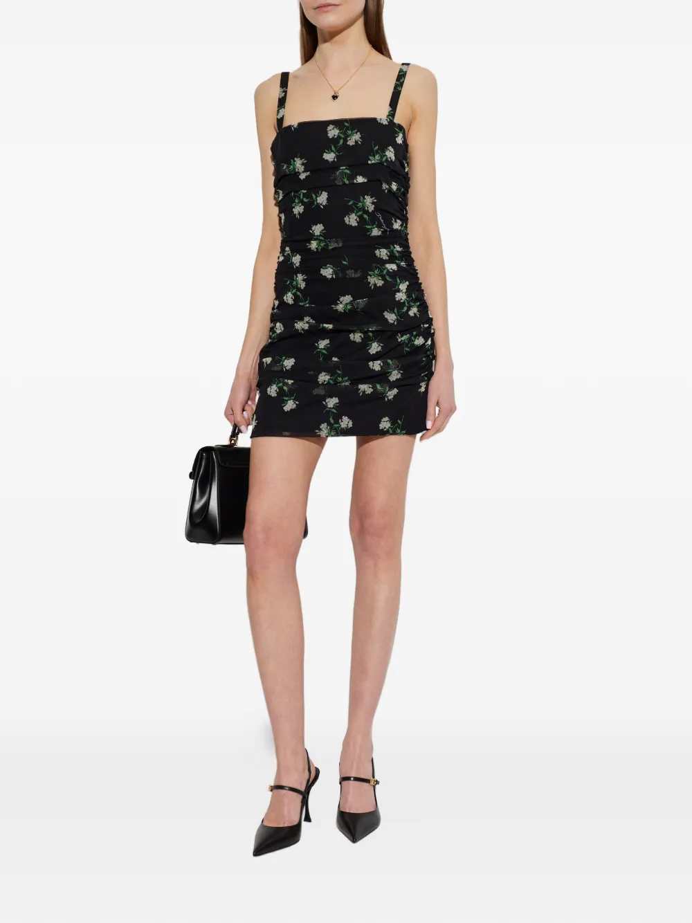 Dolce & Gabbana Women Floral Print Ruffle Dress DOLCE & GABBANA