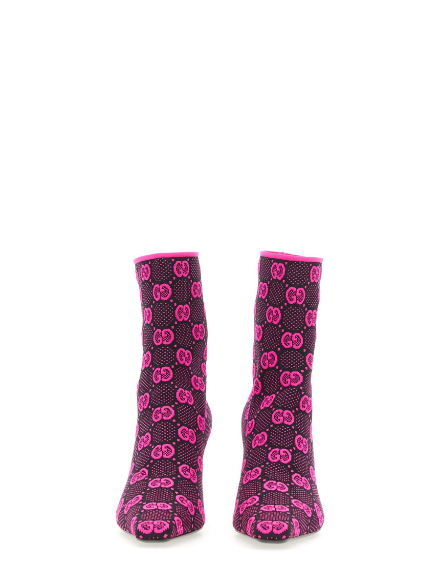 Gucci Women Knitted Boot Gg GUCCI