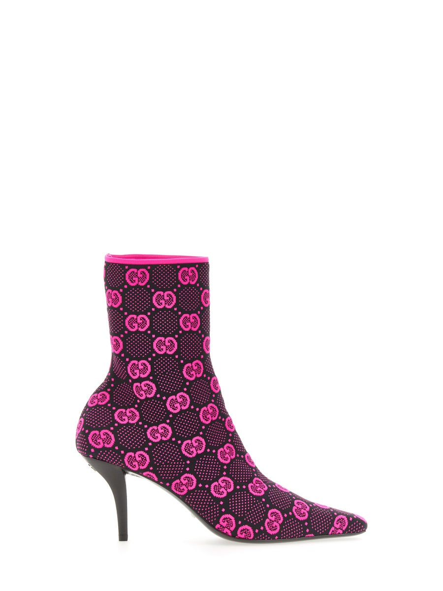 Gucci Women Knitted Boot Gg GUCCI