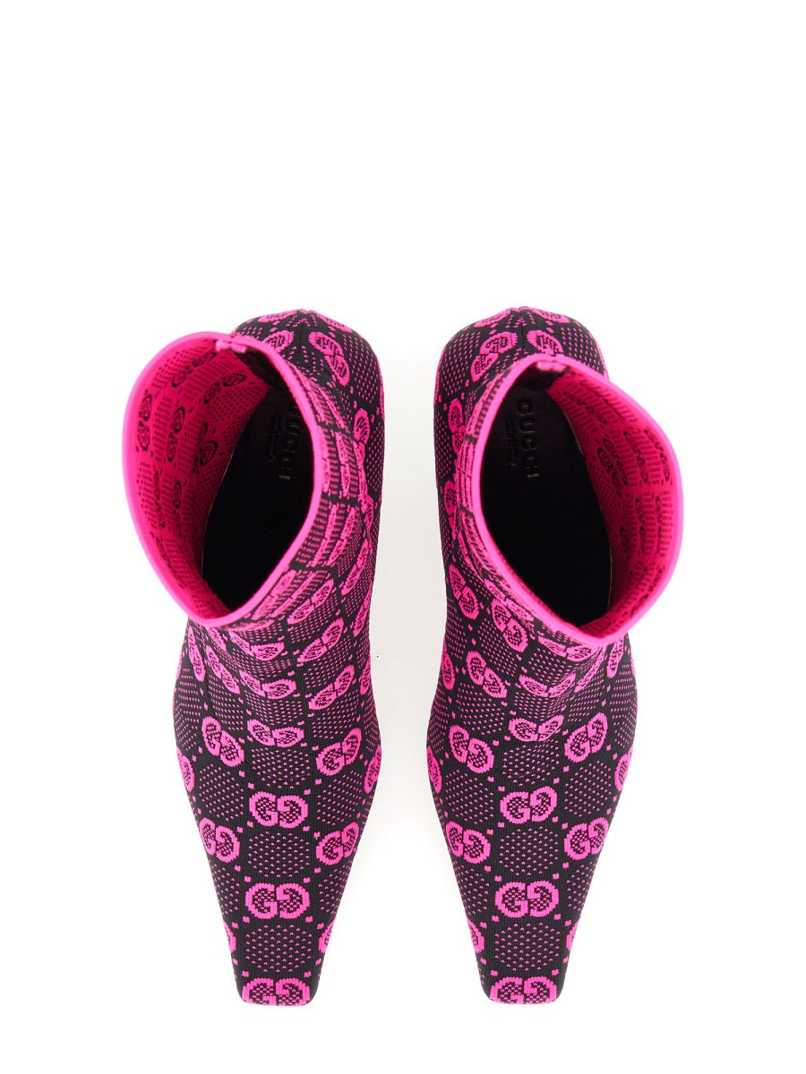 Gucci Women Knitted Boot Gg GUCCI