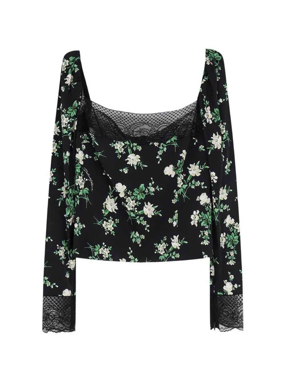Dolce & Gabbana Women Floral Lace Blouse DOLCE & GABBANA