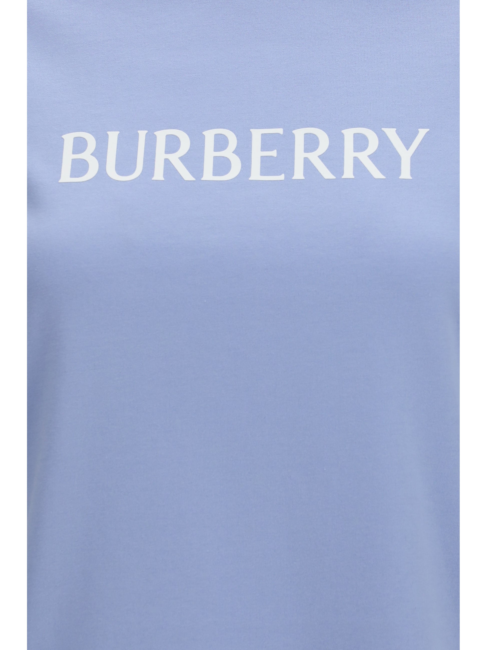 Burberry Women Embroidered Logo Cotton T-Shirt BURBERRY