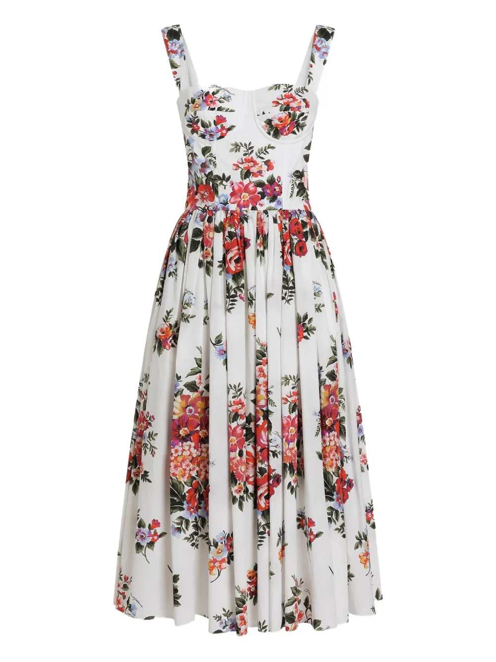 Dolce & Gabbana Women Floral Midi Dress DOLCE & GABBANA