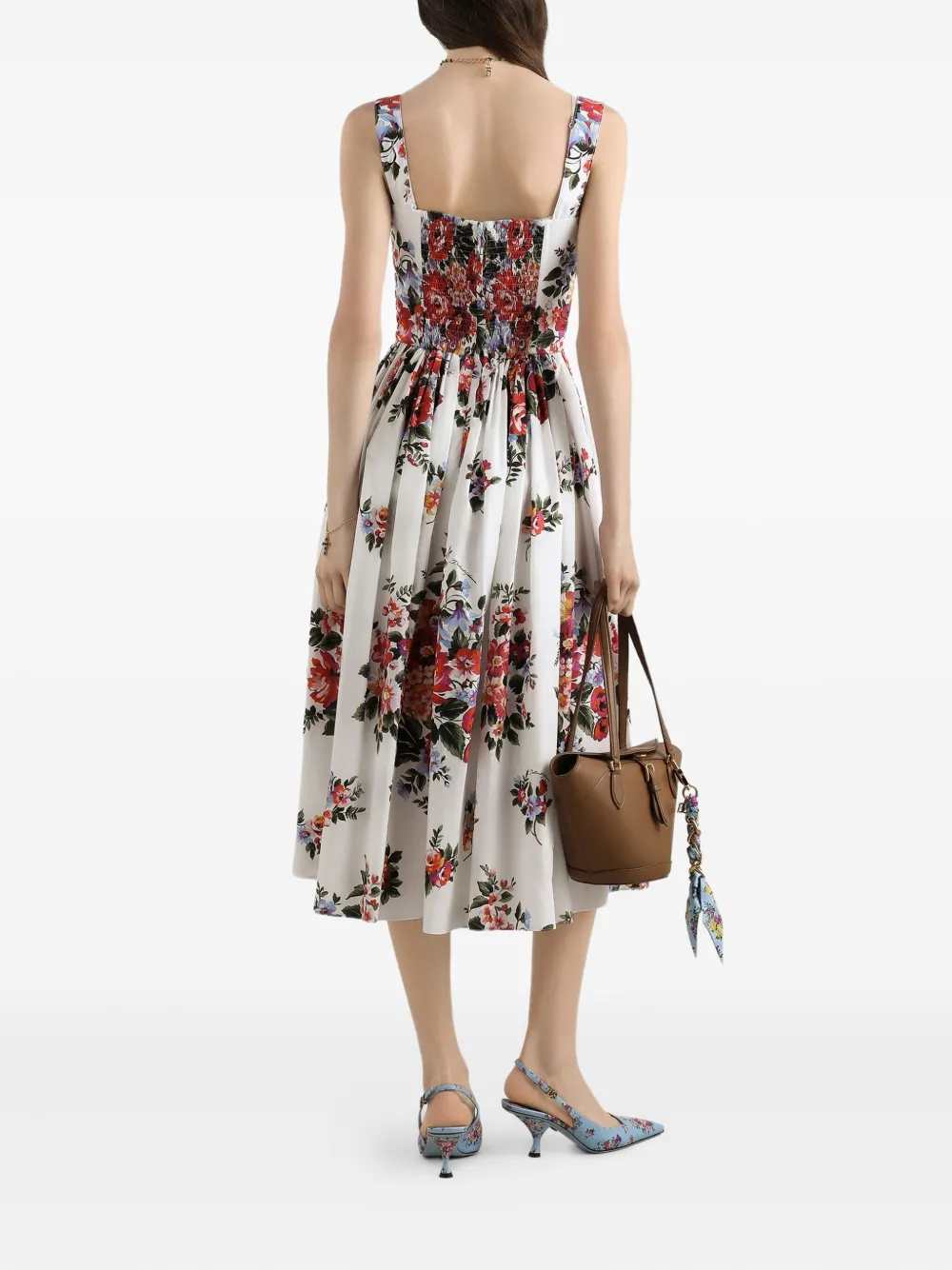 Dolce & Gabbana Women Floral Midi Dress DOLCE & GABBANA