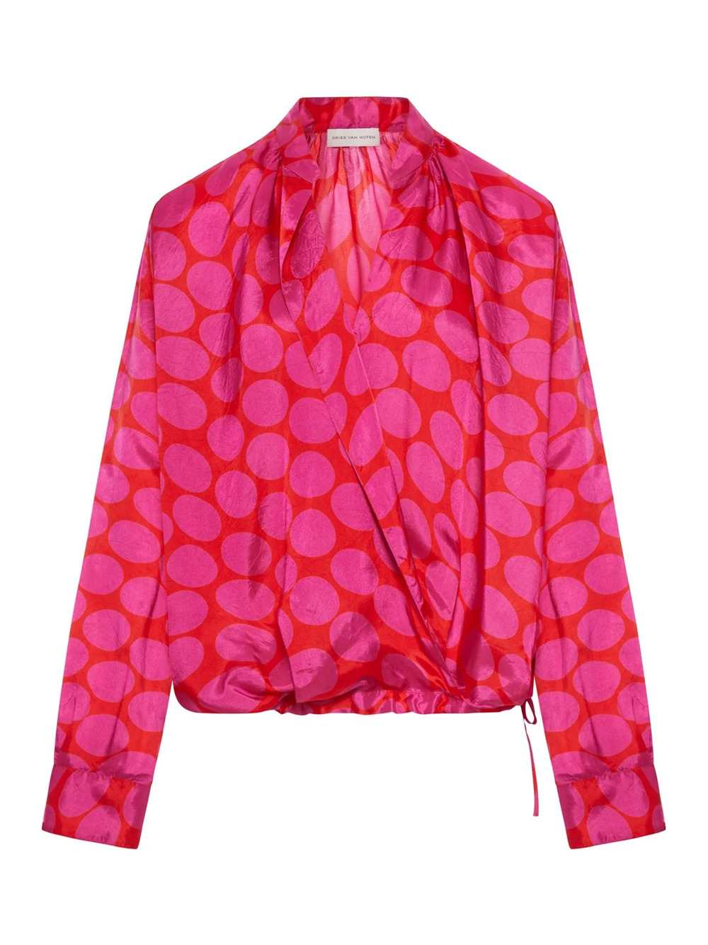 Dries Van Noten Women Camicetta Dries Van Noten A Maniche Lunghe Con Allacciatura Allacciata DRIES VAN NOTEN