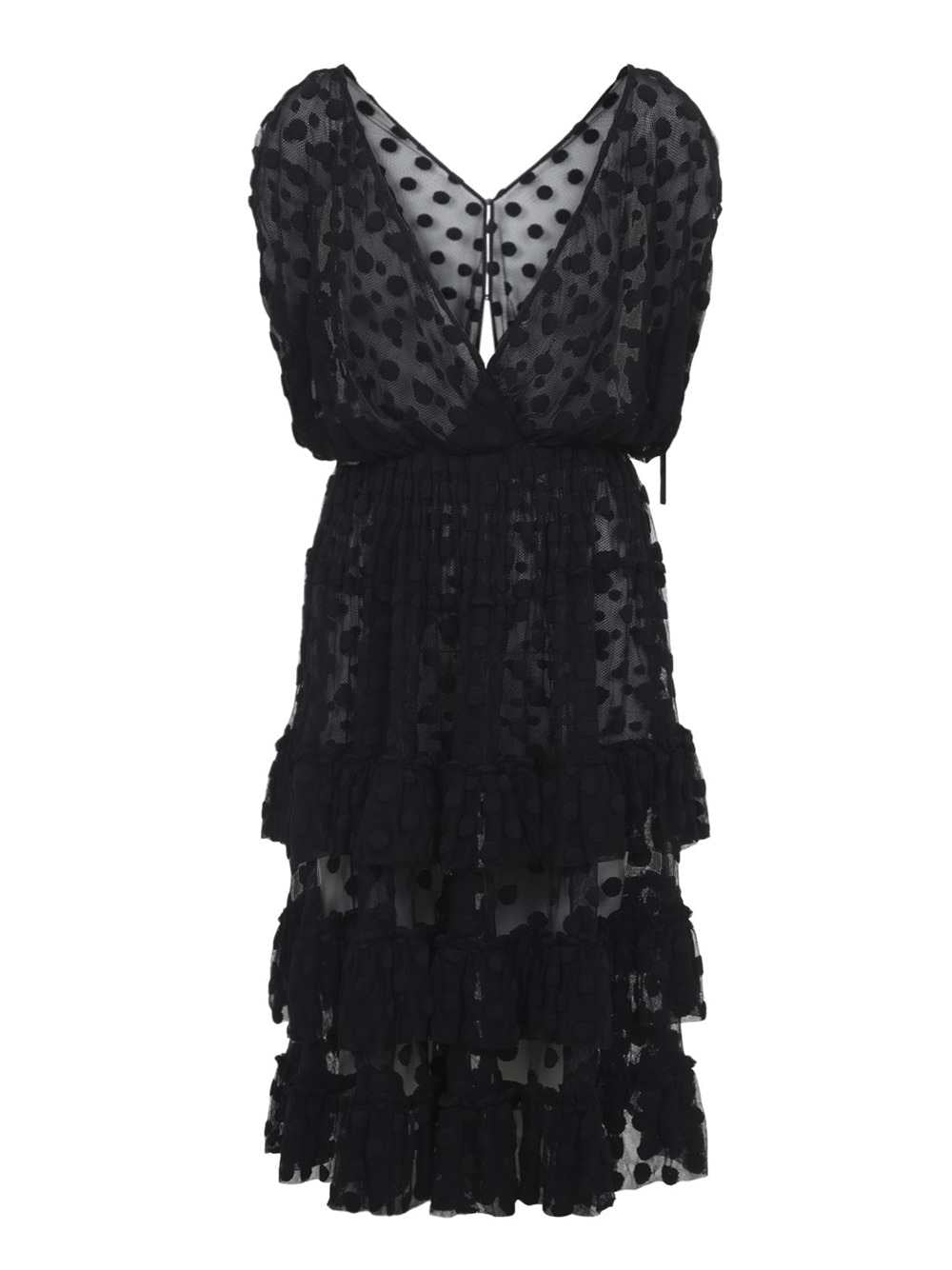 Dries Van Noten Women Elegant Black Cotton Dress By Dries Van Noten DRIES VAN NOTEN