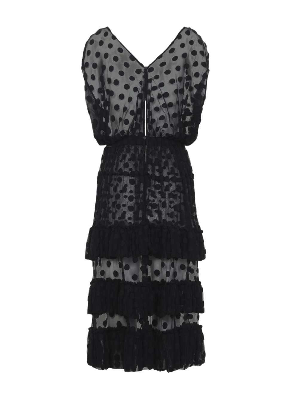 Dries Van Noten Women Elegant Black Cotton Dress By Dries Van Noten DRIES VAN NOTEN