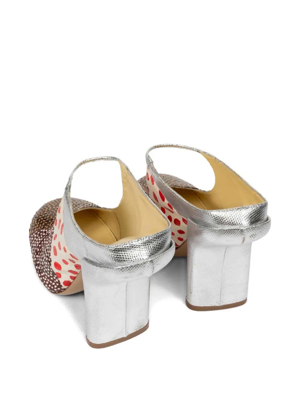 Dries Van Noten Women Multi-Color Patchwork Heel DRIES VAN NOTEN