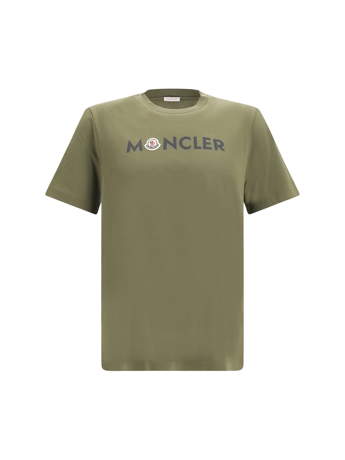 Moncler Men Cotton Jersey T-Shirt With Chest Logo MONCLER