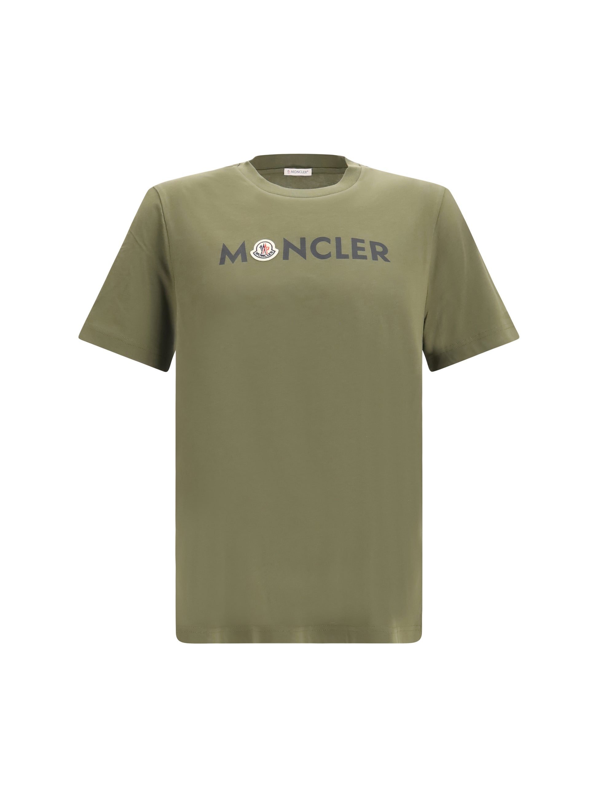 Moncler Men Cotton Jersey T-Shirt With Chest Logo MONCLER