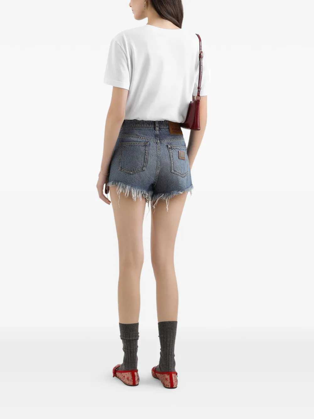 Dolce & Gabbana Women T-Shirt With Logo And Floral Detail DOLCE & GABBANA