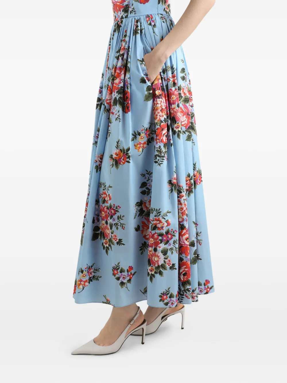 Dolce & Gabbana Women Long Floral Dress DOLCE & GABBANA