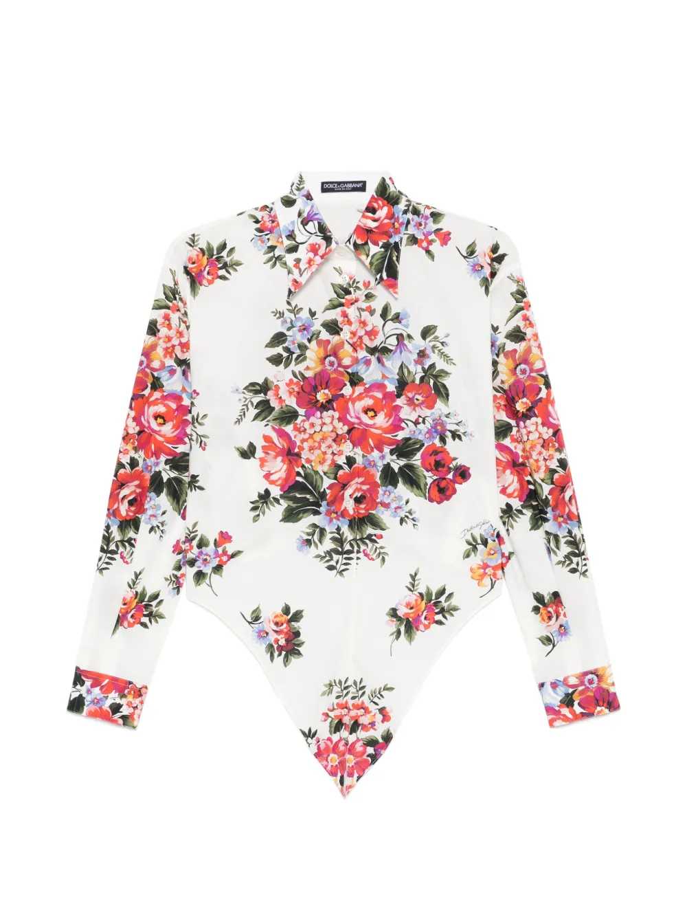 Dolce & Gabbana Women Long-Sleeved Floral Shirt DOLCE & GABBANA