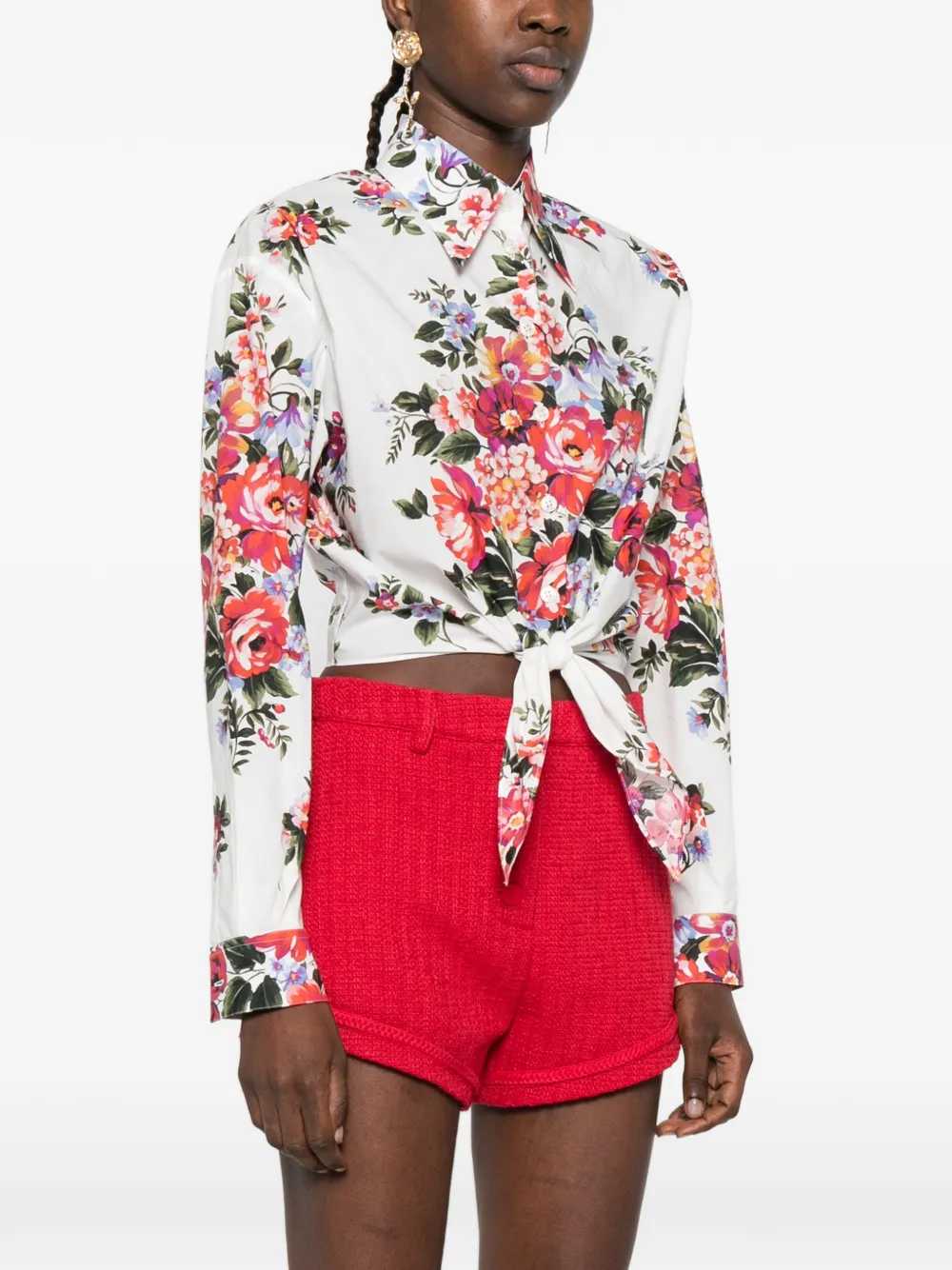 Dolce & Gabbana Women Long-Sleeved Floral Shirt DOLCE & GABBANA