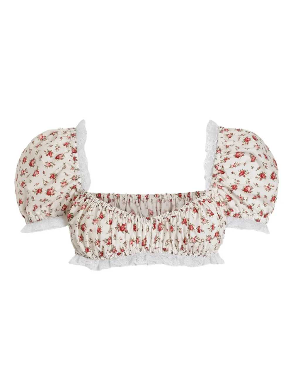 Dolce & Gabbana Women Floral Crop Top DOLCE & GABBANA