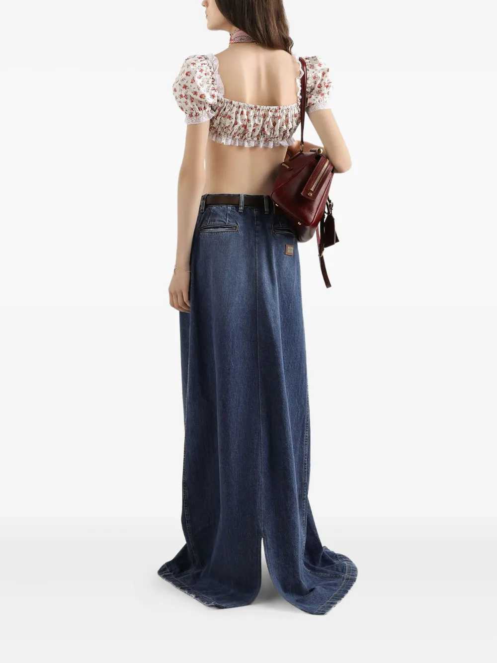 Dolce & Gabbana Women Floral Crop Top DOLCE & GABBANA