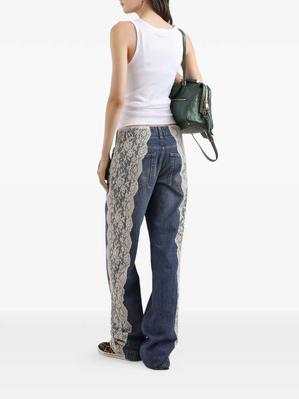 Dolce & Gabbana Women Lace Jeans DOLCE & GABBANA
