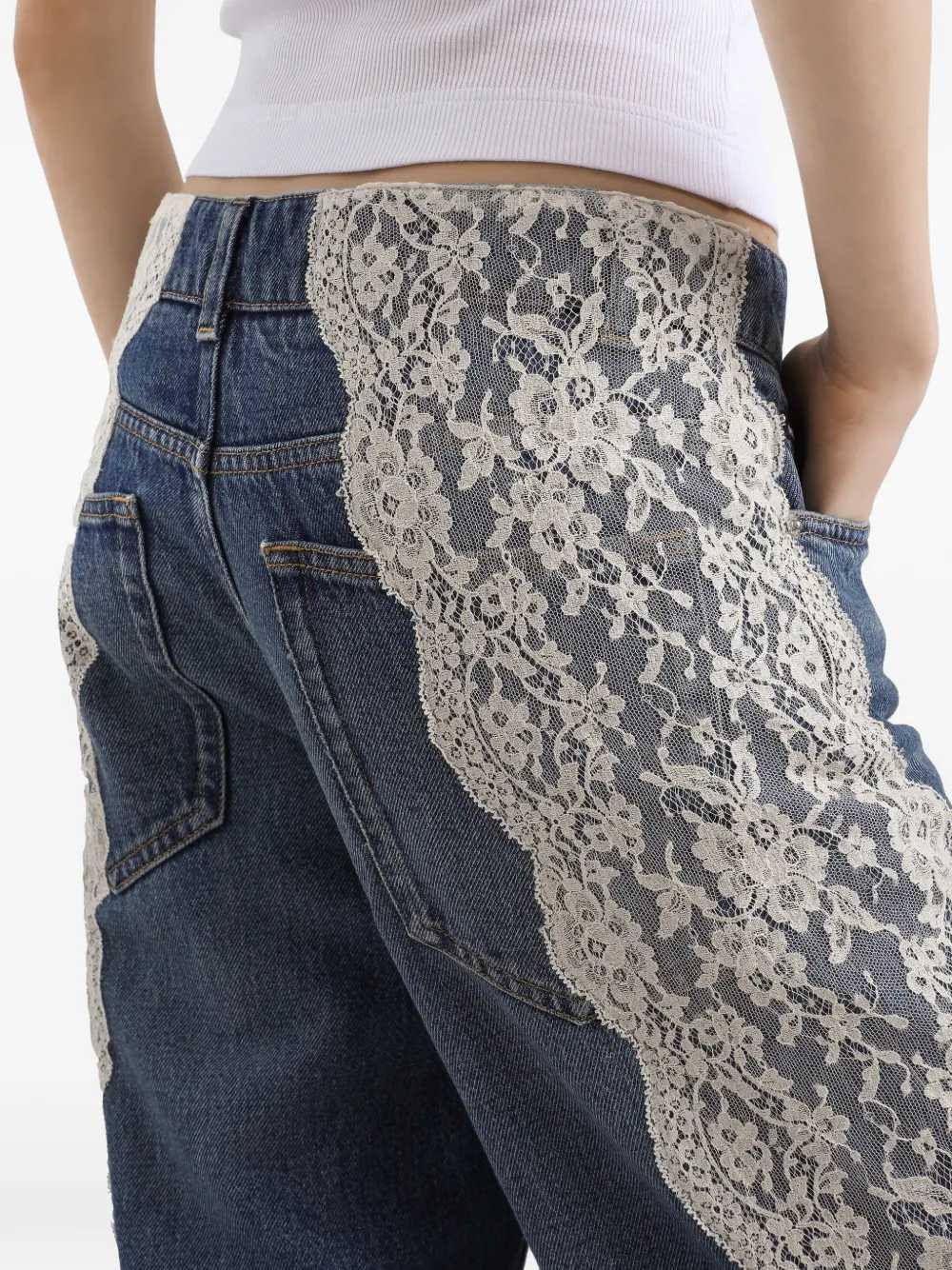 Dolce & Gabbana Women Lace Jeans DOLCE & GABBANA