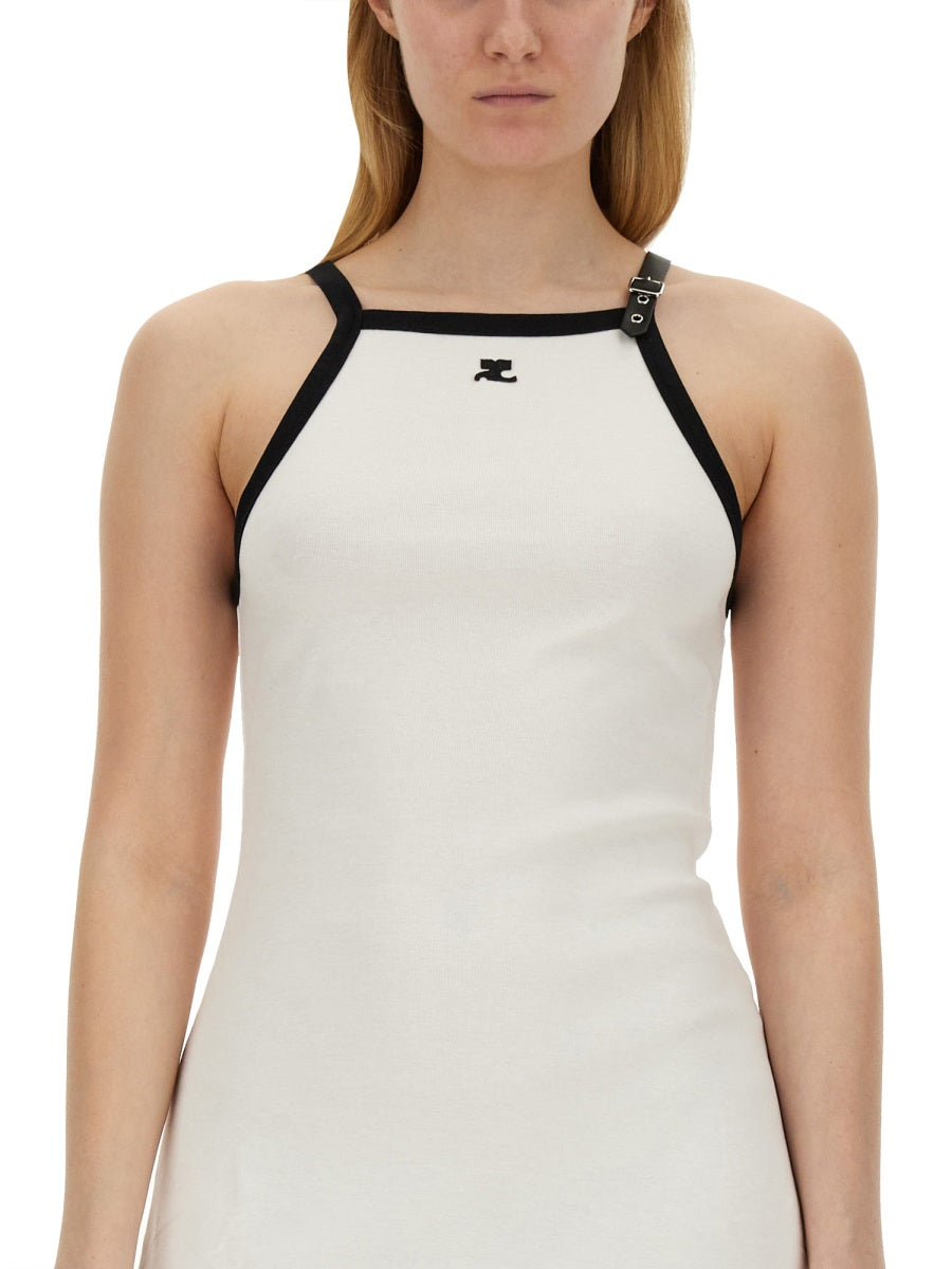 Courreges Women Dress With Logo COURREGES