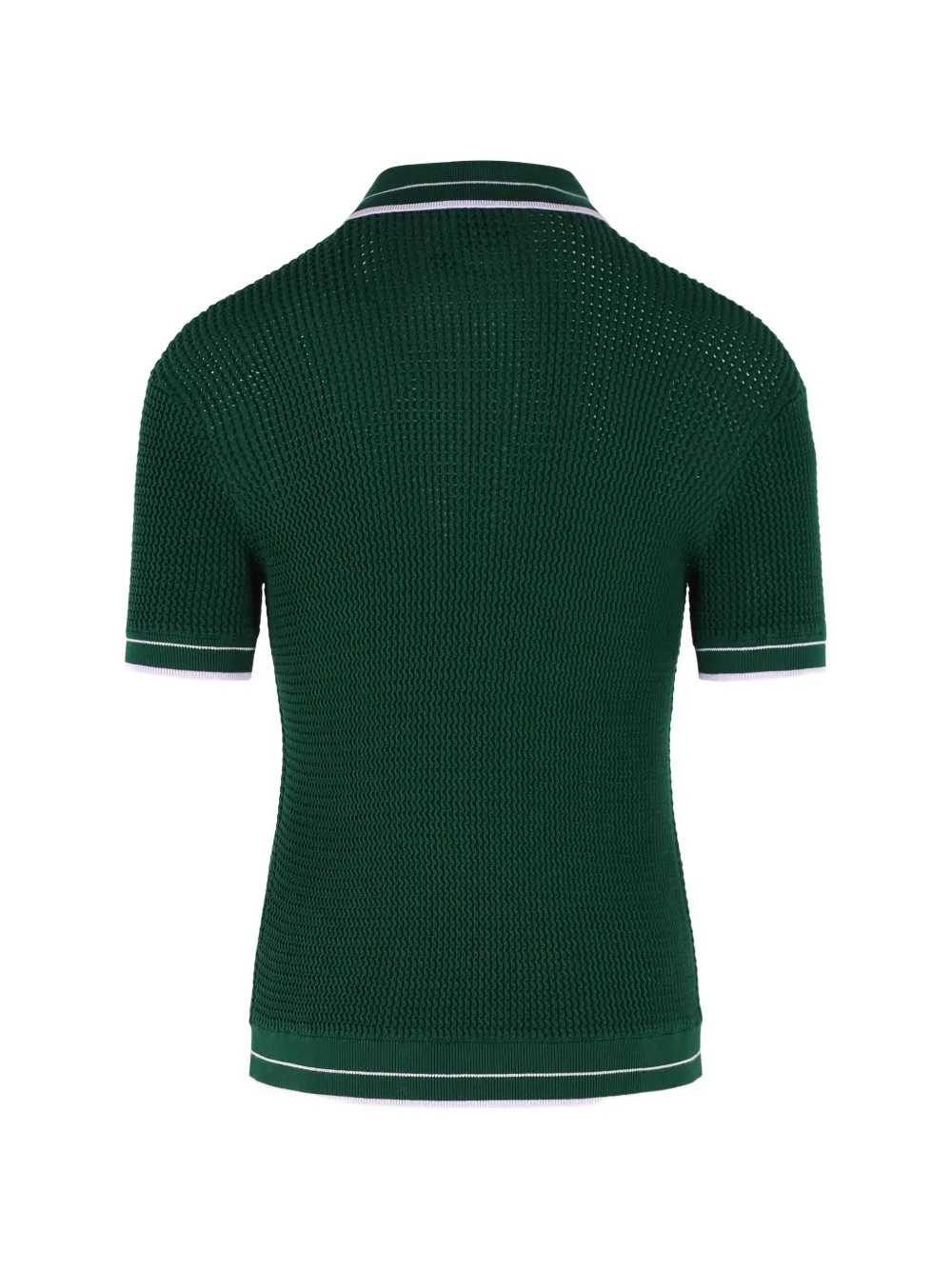Casablanca Men Polo Shirt With Buttons And Logo Appliqué CASABLANCA