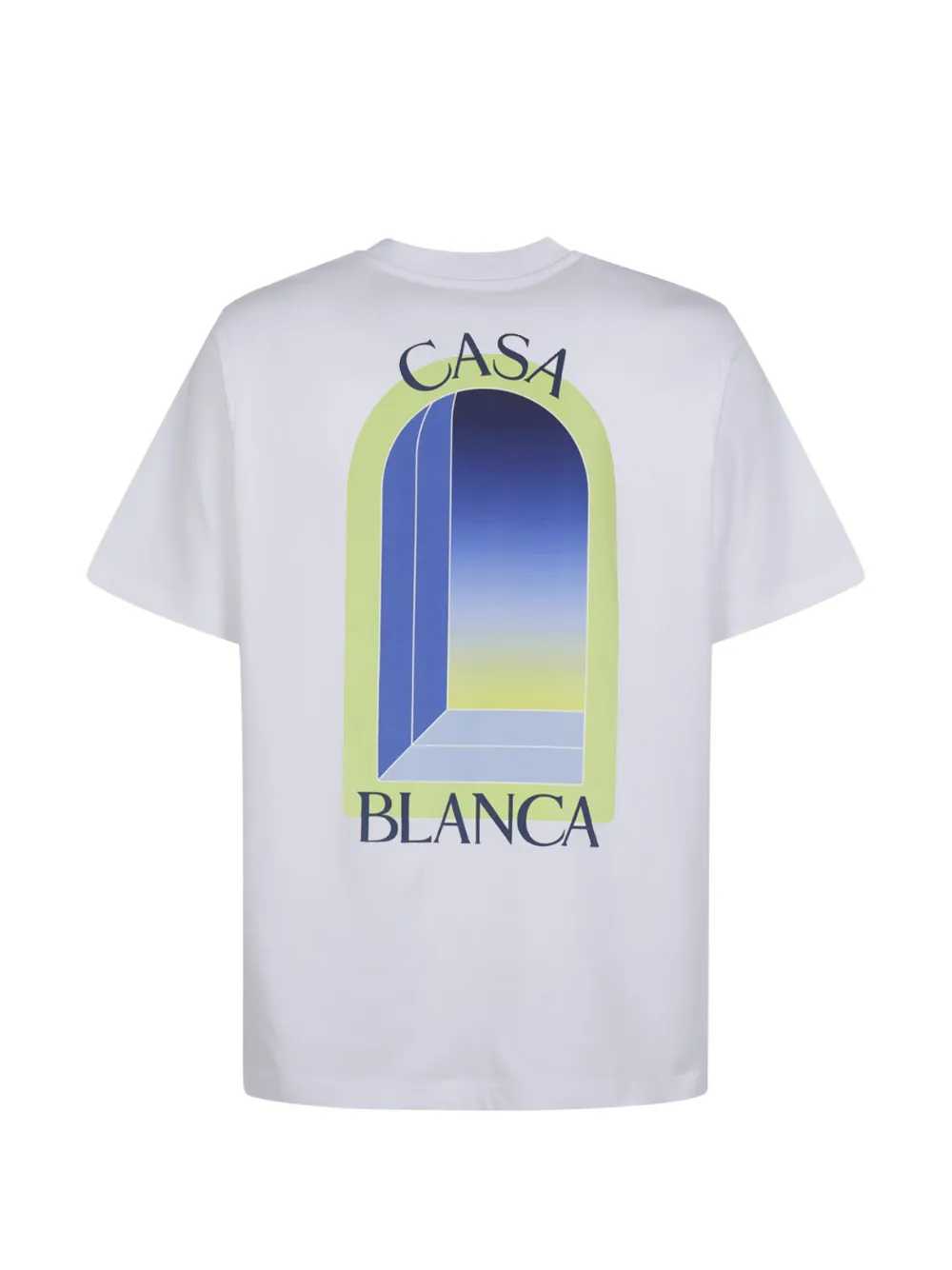 Casablanca Men Cotton T-Shirt With Logo CASABLANCA