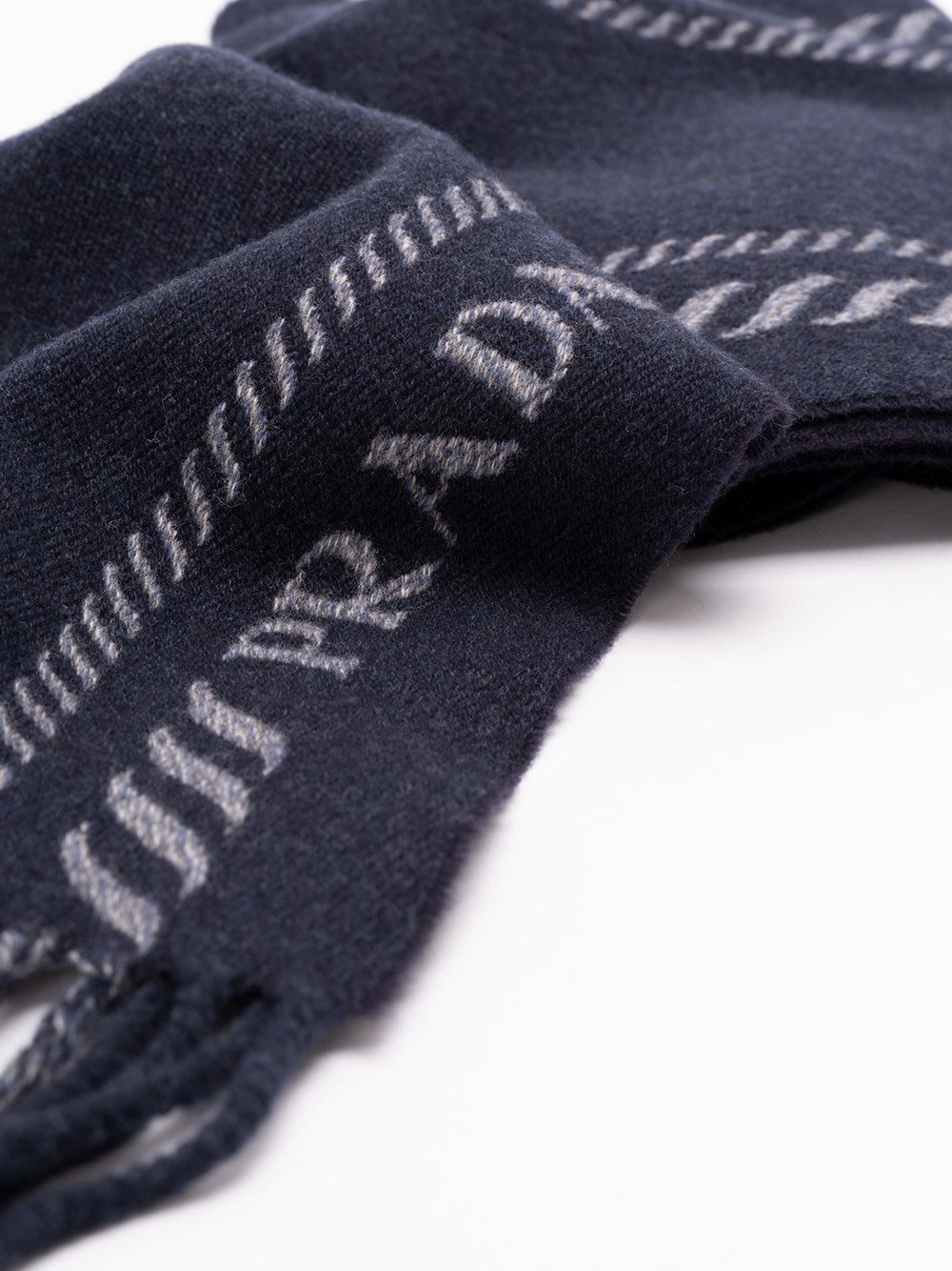 Prada Men Cashmere And Wool Scarf PRADA