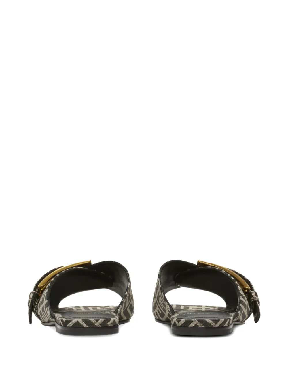 Balmain Women Anthem Monogrammed Sandals BALMAIN