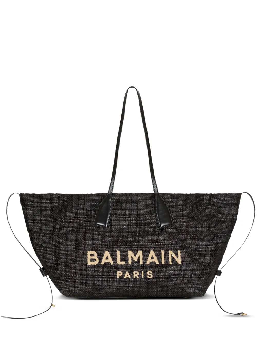 Balmain Women Track Tote Bag With Embroidery BALMAIN