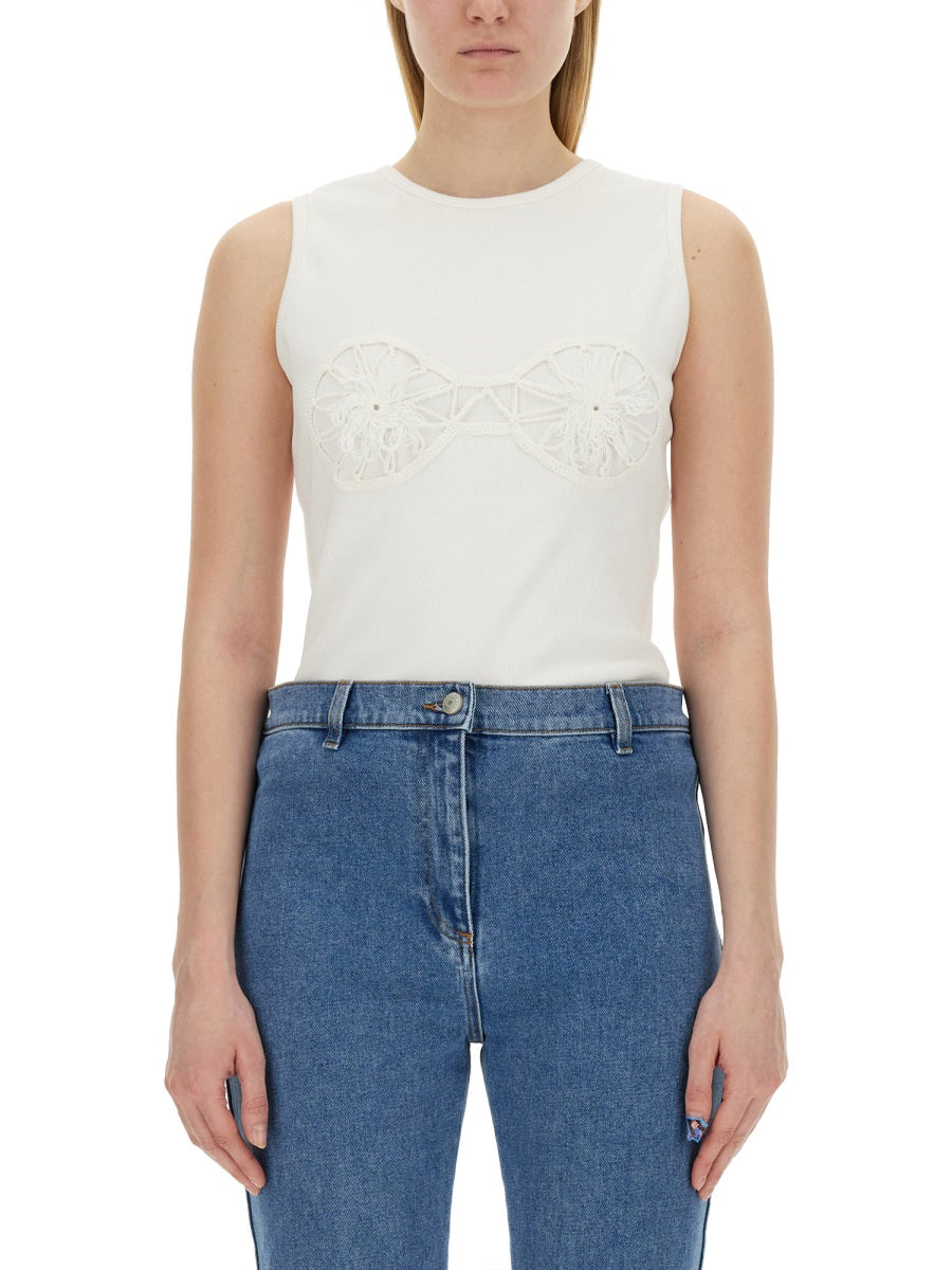 Magda Butrym Women T-Shirt Crochet Bra MAGDA BUTRYM