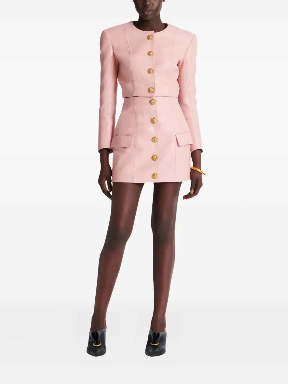 Balmain Women Buttoned Mini Skirt BALMAIN