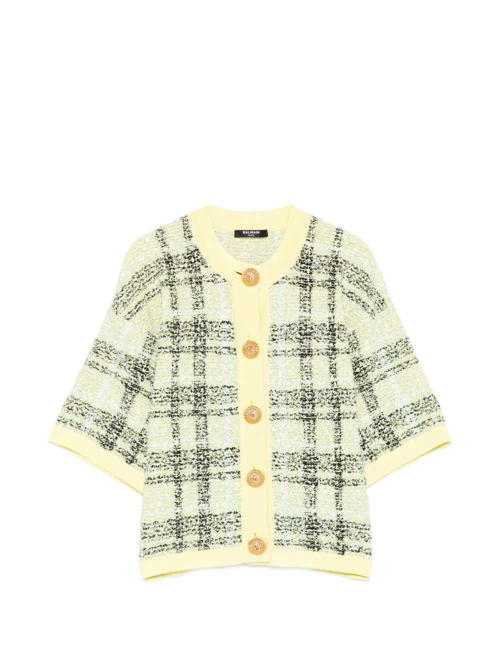 Balmain Women Checked Cardigan BALMAIN