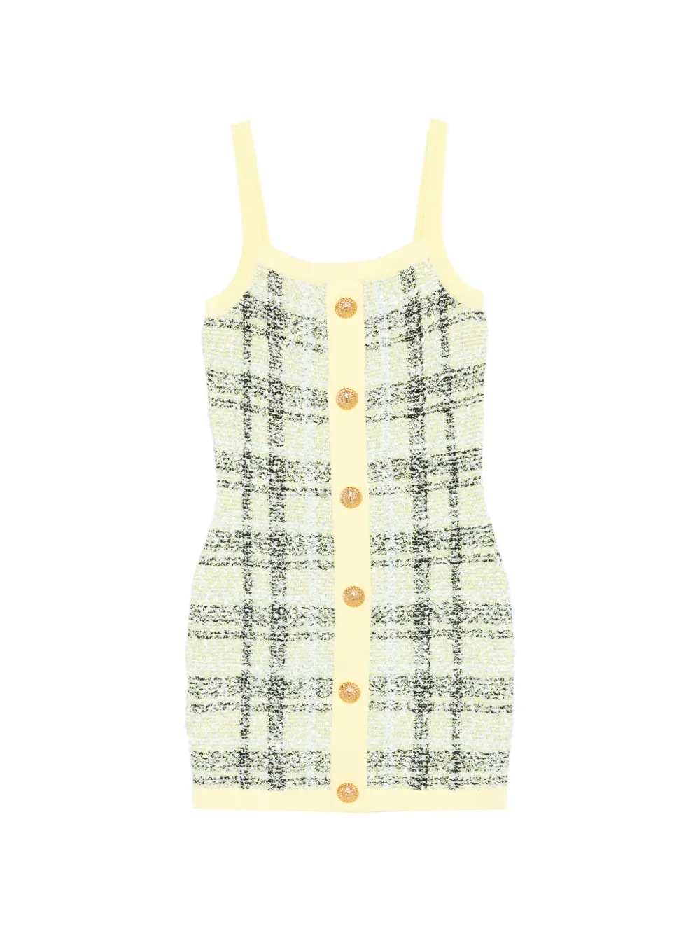 Balmain Women Short Dress With Buttons BALMAIN