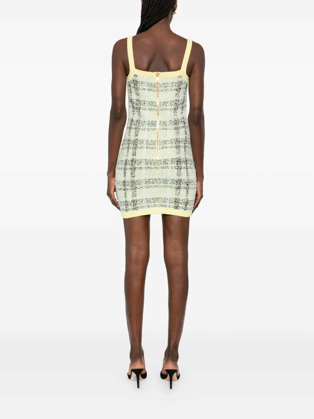 Balmain Women Short Dress With Buttons BALMAIN