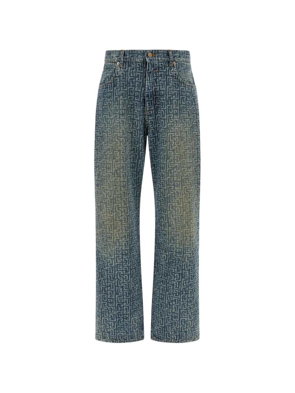 Balmain Men Faded-Effect Jeans BALMAIN
