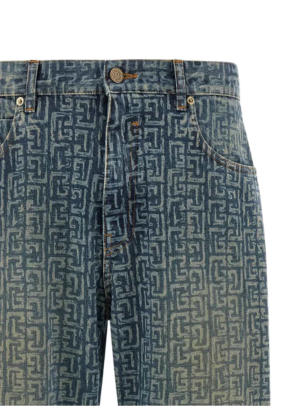 Balmain Men Faded-Effect Jeans BALMAIN