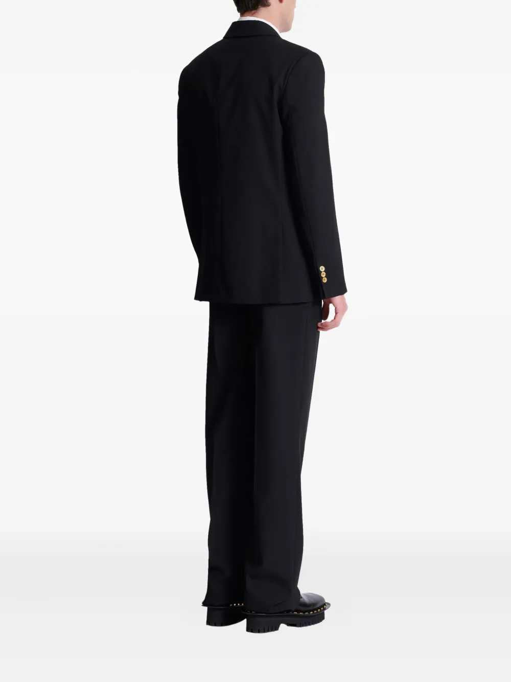 Balmain Men Double-Breasted Wool Blazer BALMAIN