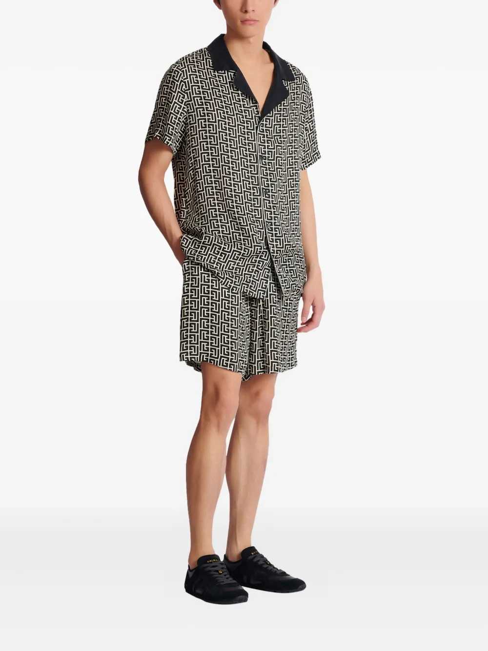 Balmain Men Pb Monogram Shirt BALMAIN