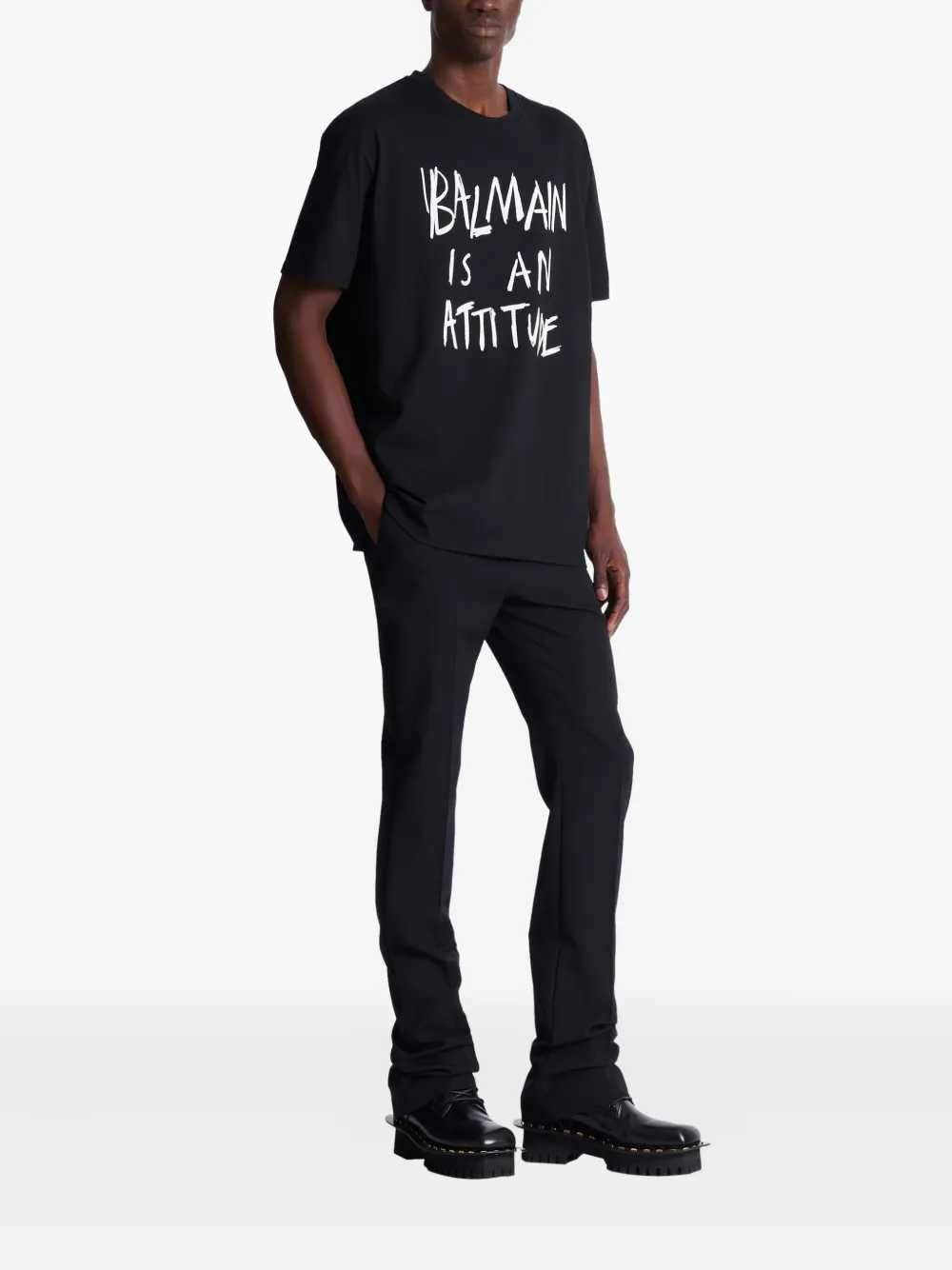 Balmain Men Printed T-Shirt BALMAIN