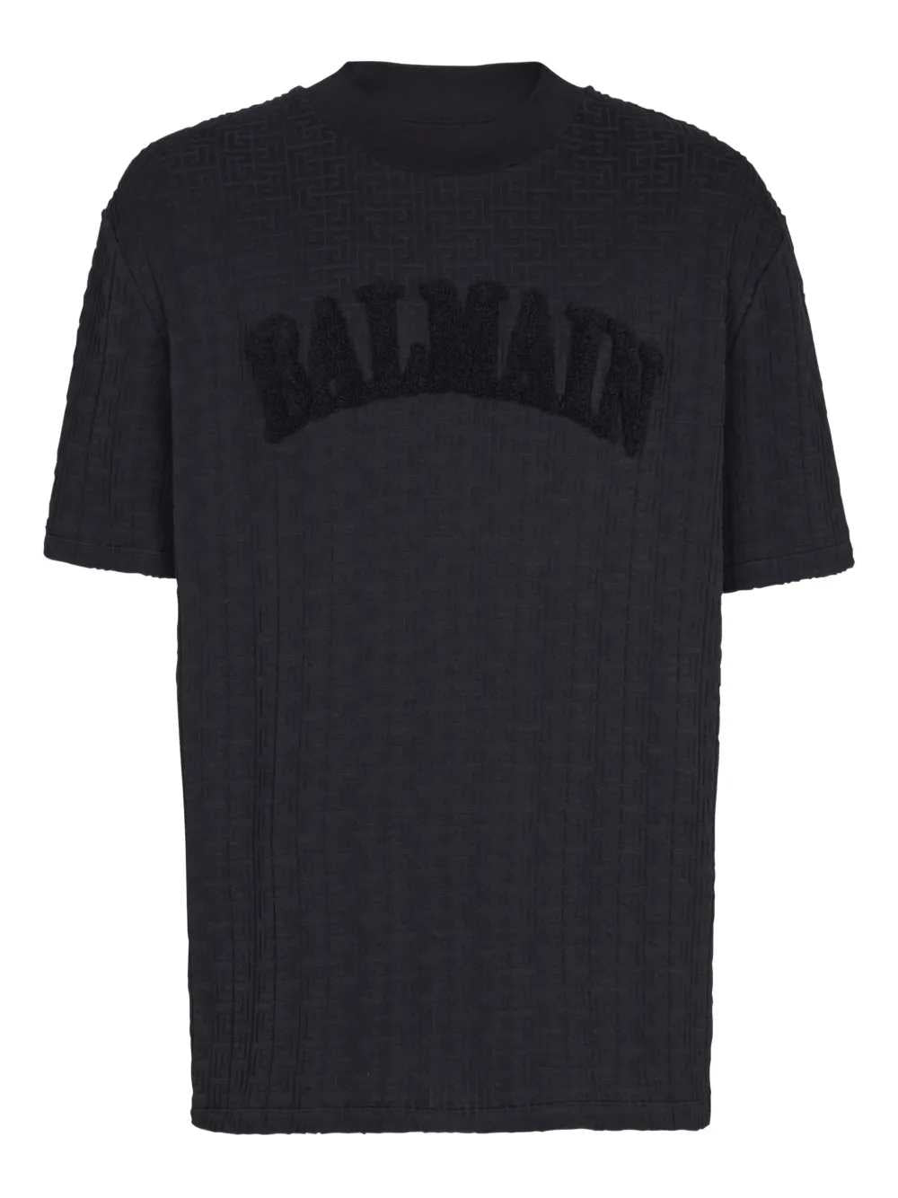 Balmain Men T-Shirt With Pb Monogram BALMAIN