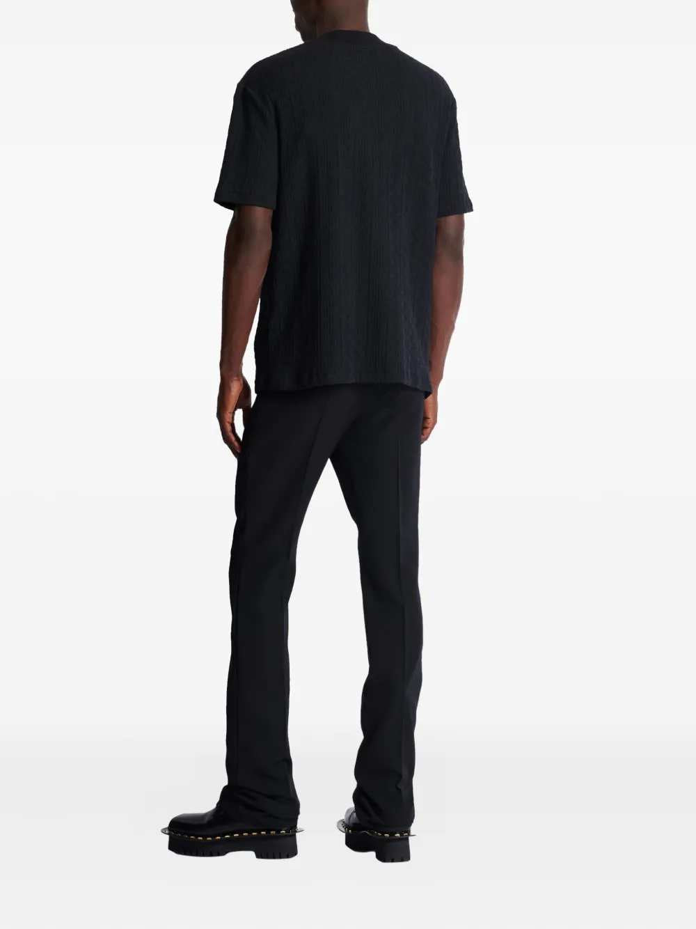 Balmain Men T-Shirt With Pb Monogram BALMAIN