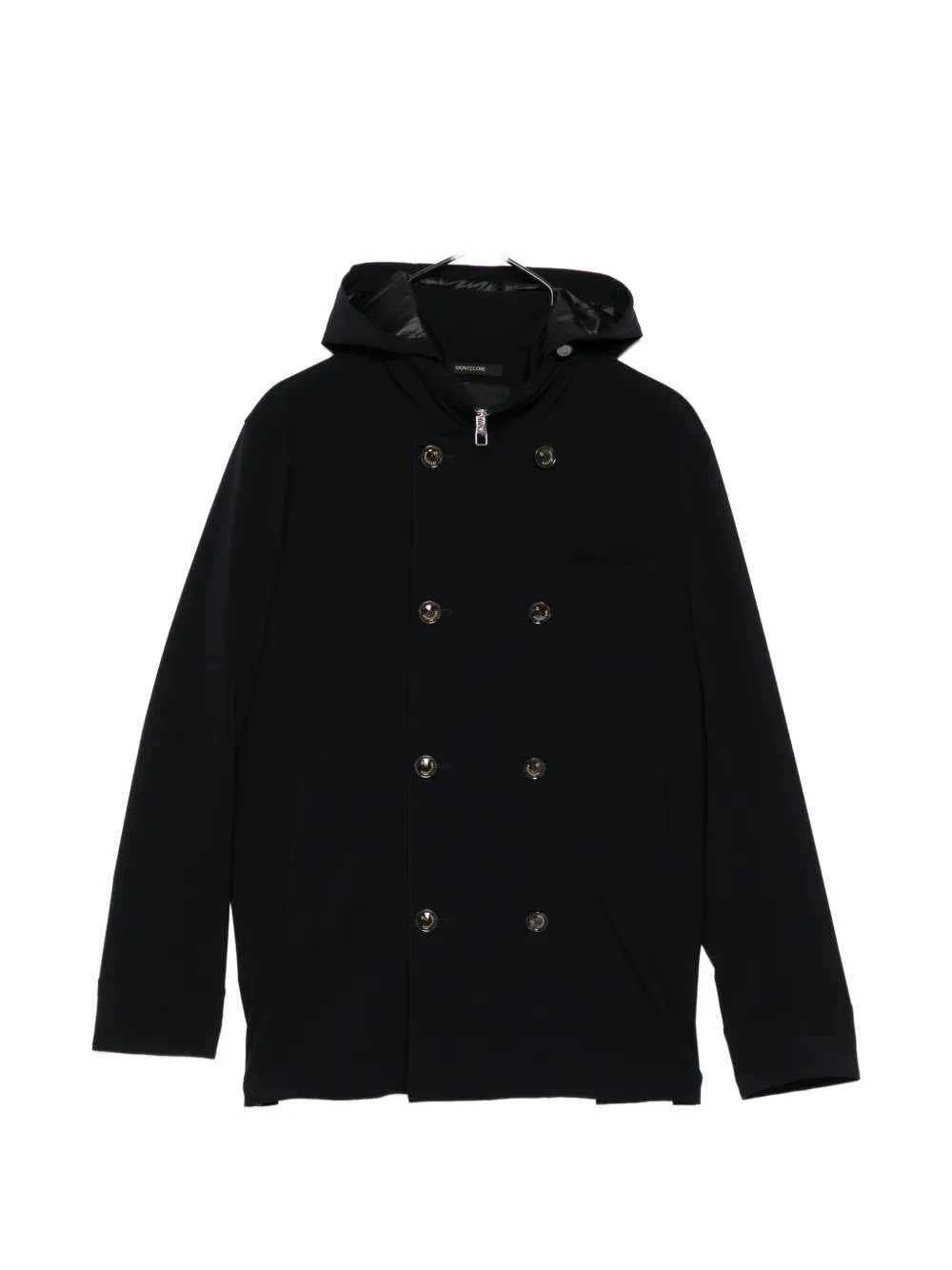 Montecore Men Double-Breasted Jacket With Hood MONTECORE