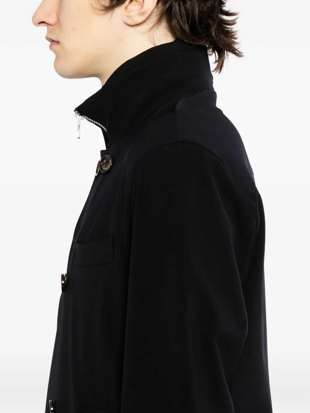 Montecore Men Double-Breasted Jacket With Hood MONTECORE