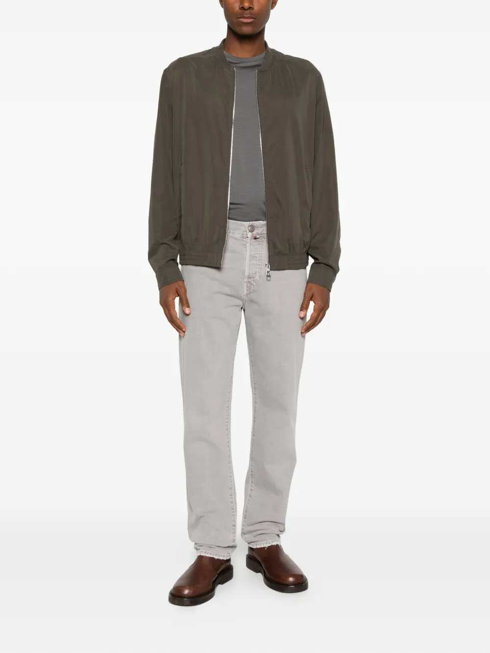 Montecore Men Zip-Up Bomber Jacket MONTECORE