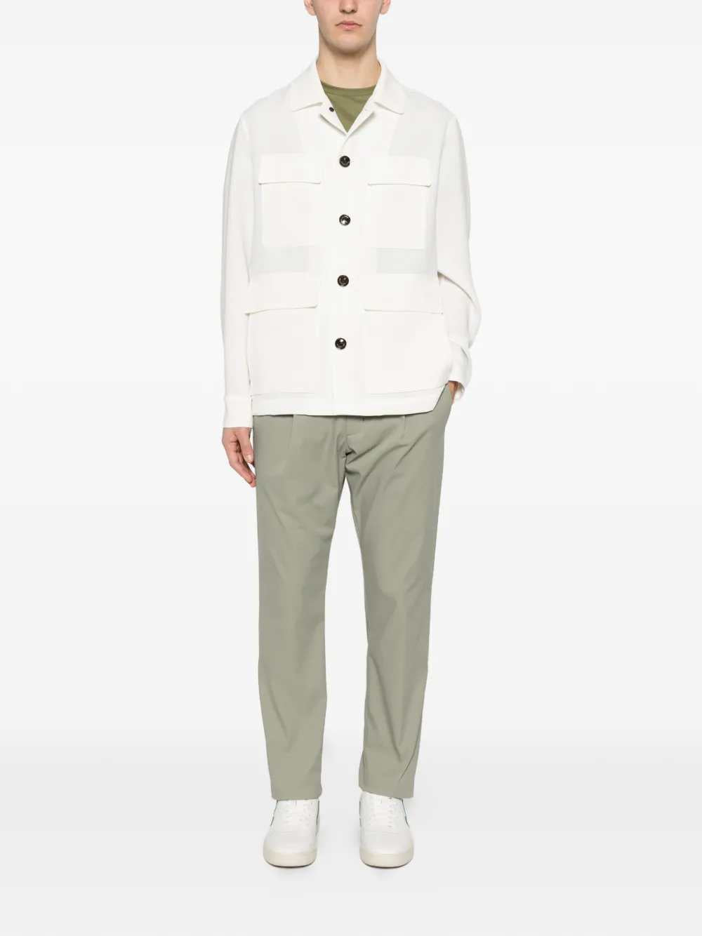 Montecore Men Shirt Jacket With Buttons And Pockets MONTECORE