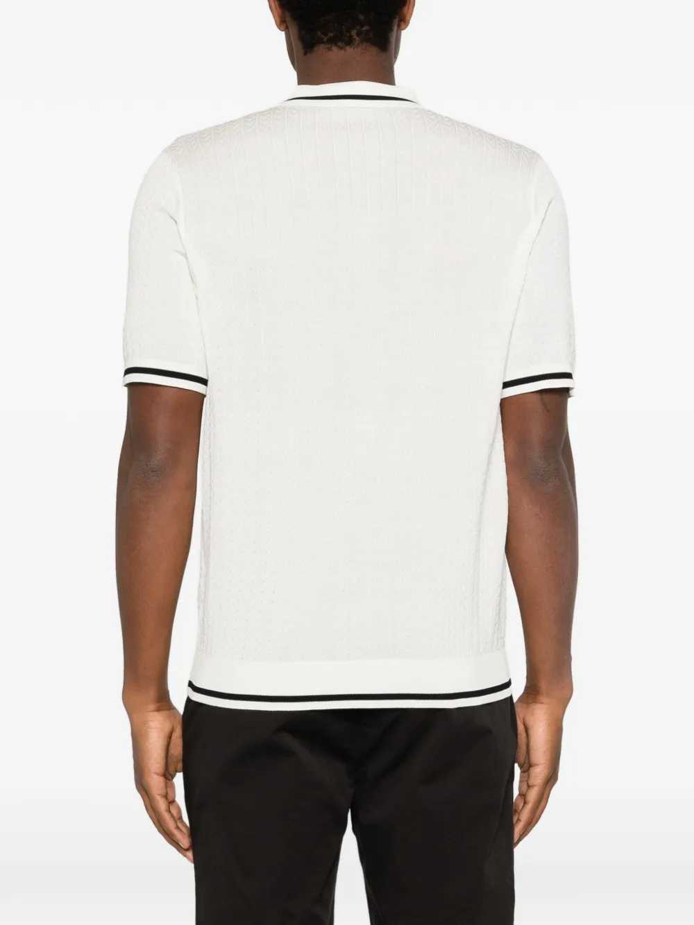 Montecore Men Knit Polo With Contrasting Trim MONTECORE