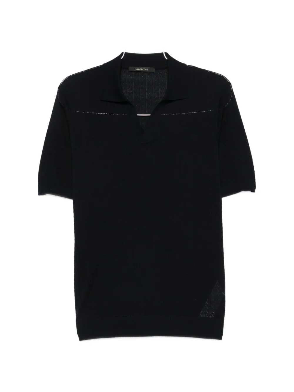 Montecore Men V-Neck Knit T-Shirt MONTECORE