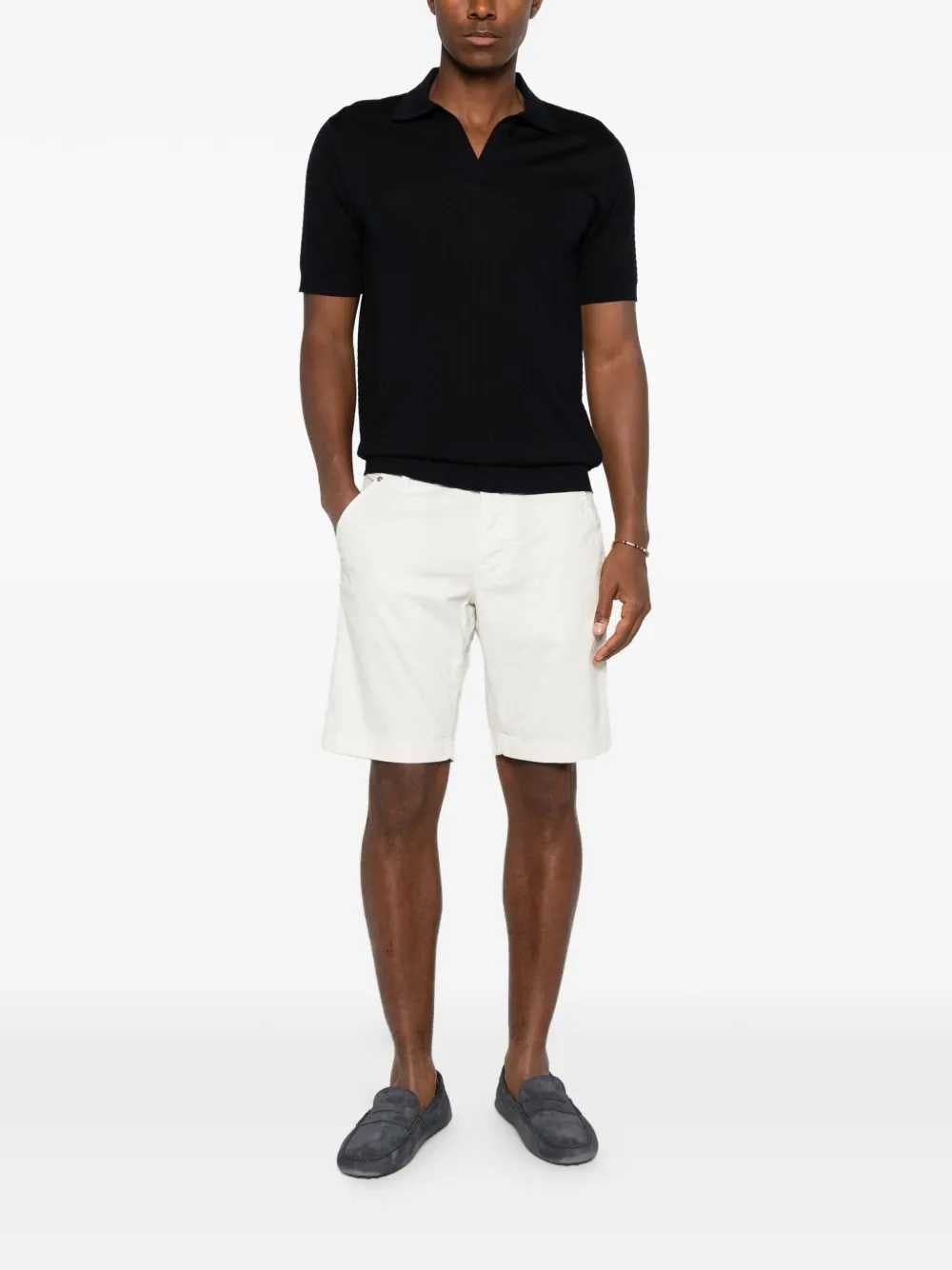 Montecore Men V-Neck Knit T-Shirt MONTECORE