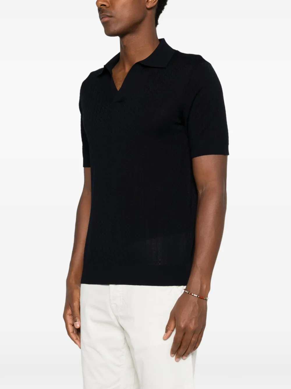 Montecore Men V-Neck Knit T-Shirt MONTECORE