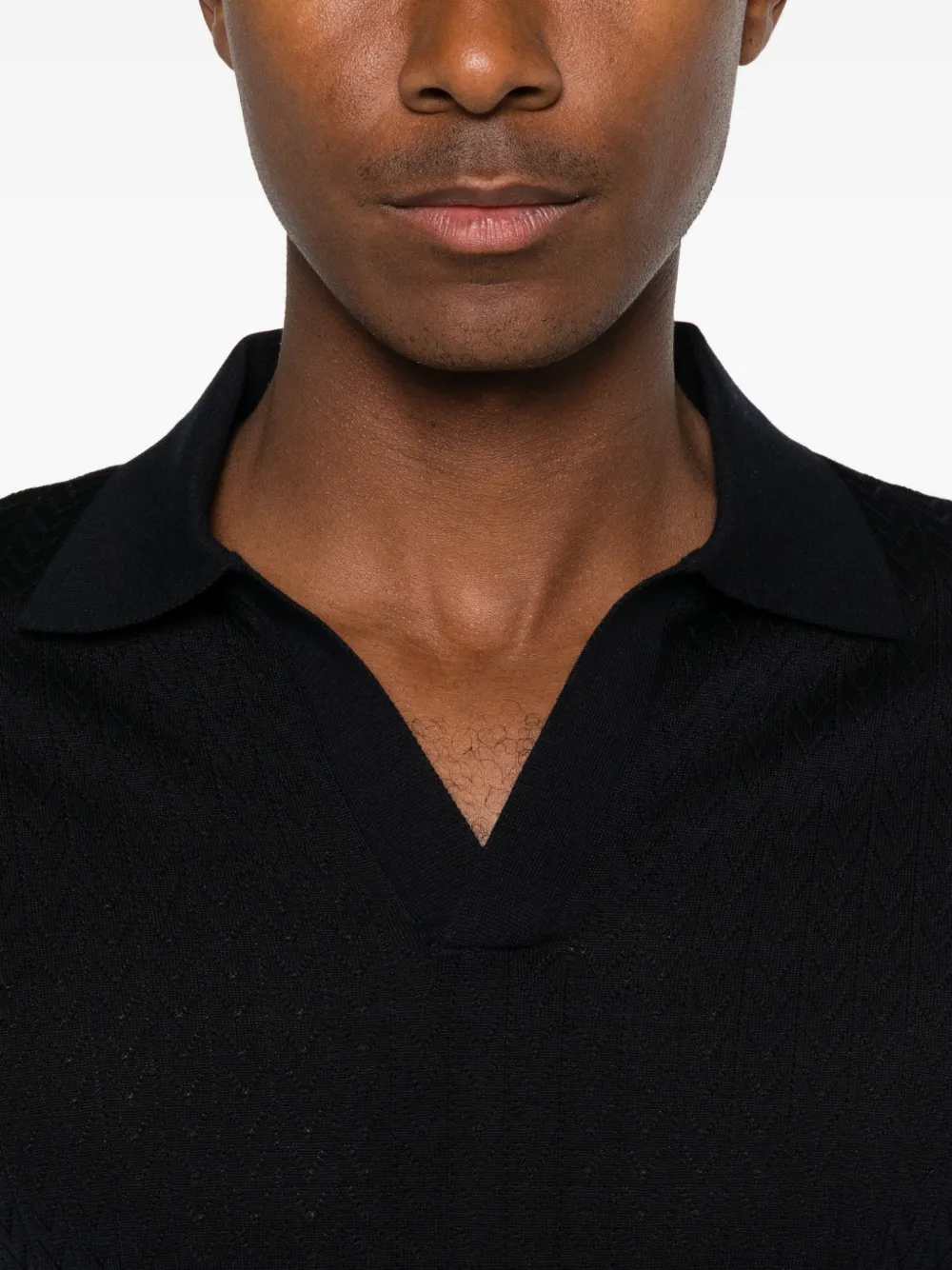 Montecore Men V-Neck Knit T-Shirt MONTECORE